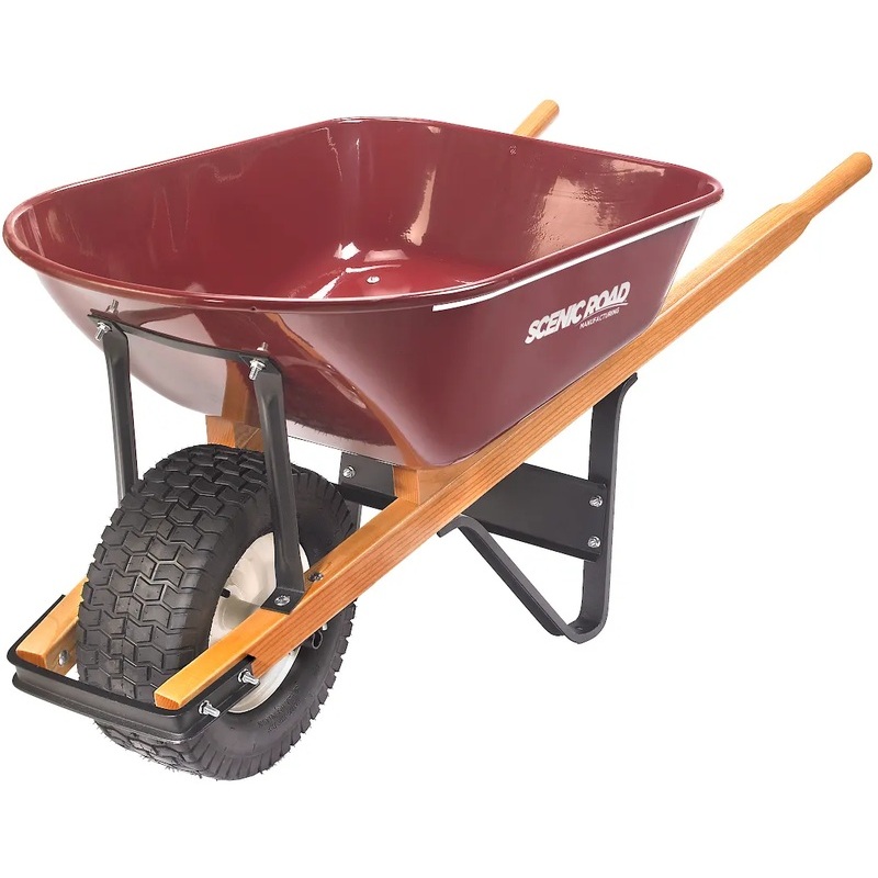 6CF SR Wheelbarrow W/Turf Tire