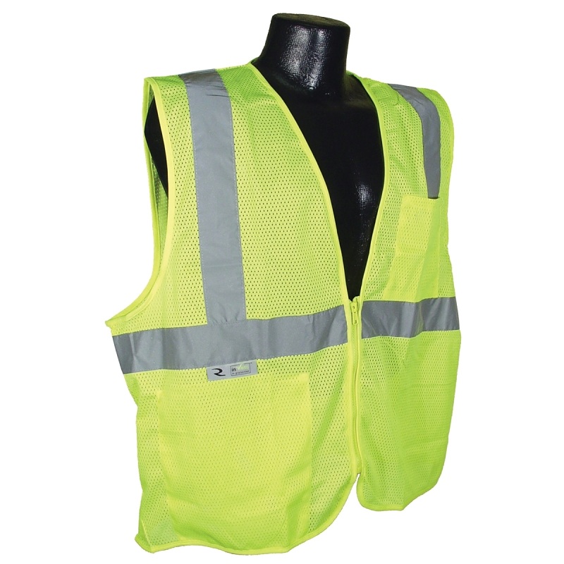 L Safety Vest HiViz Green Class2