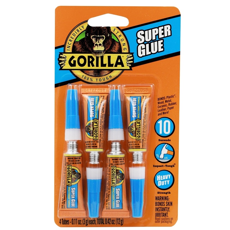 4pk Gorilla Super Glue