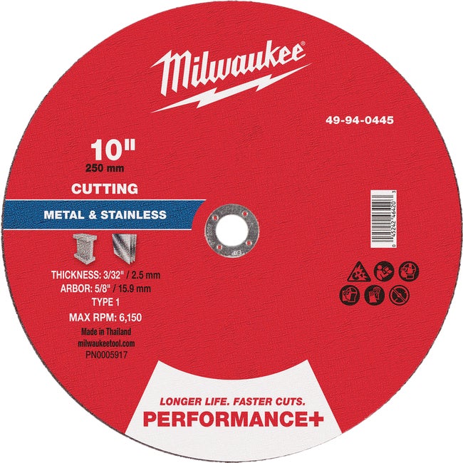 10x3/32x5/8 Metal Cutoff Wheel