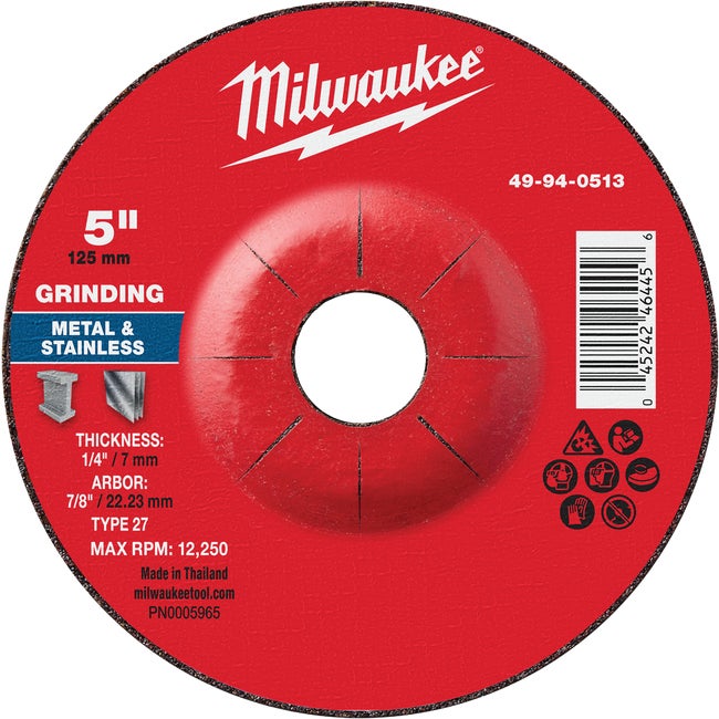 5x1/4x7/8 DC Metal Grind Wheel
