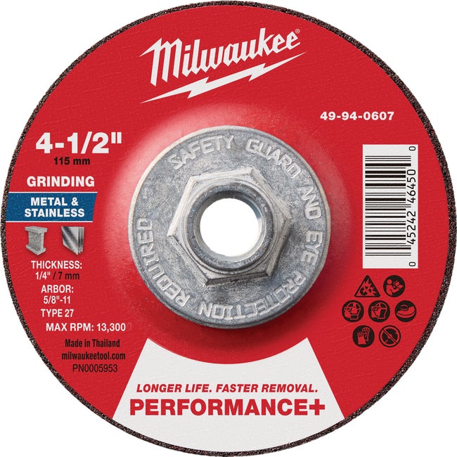 4-1/2x1/4x5/8-11 Grinding Wheel