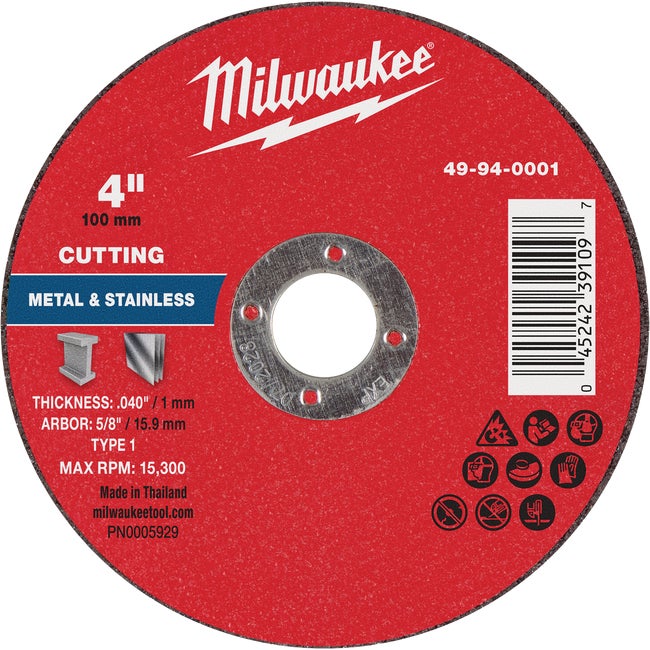 4x.040x5/8 Metal Cutoff Wheel