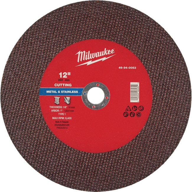 12x1/8x1 Metal Cut-Off Wheel