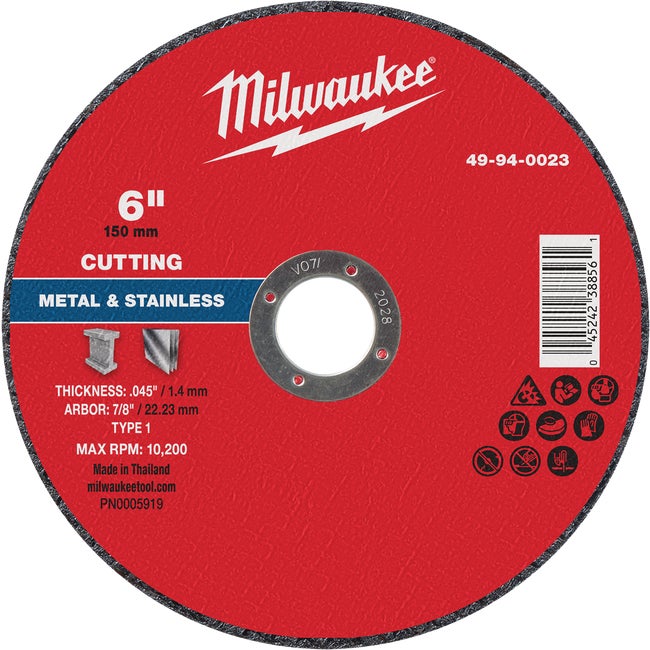6x.045x7/8 Metal Cutoff Wheel
