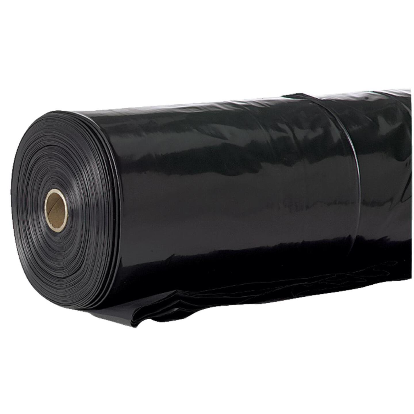 20x100 4mil Black Poly Film
