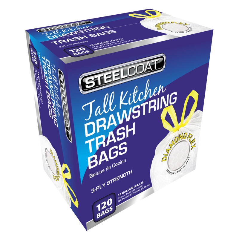 120ct 13gal D/S Trash Bag