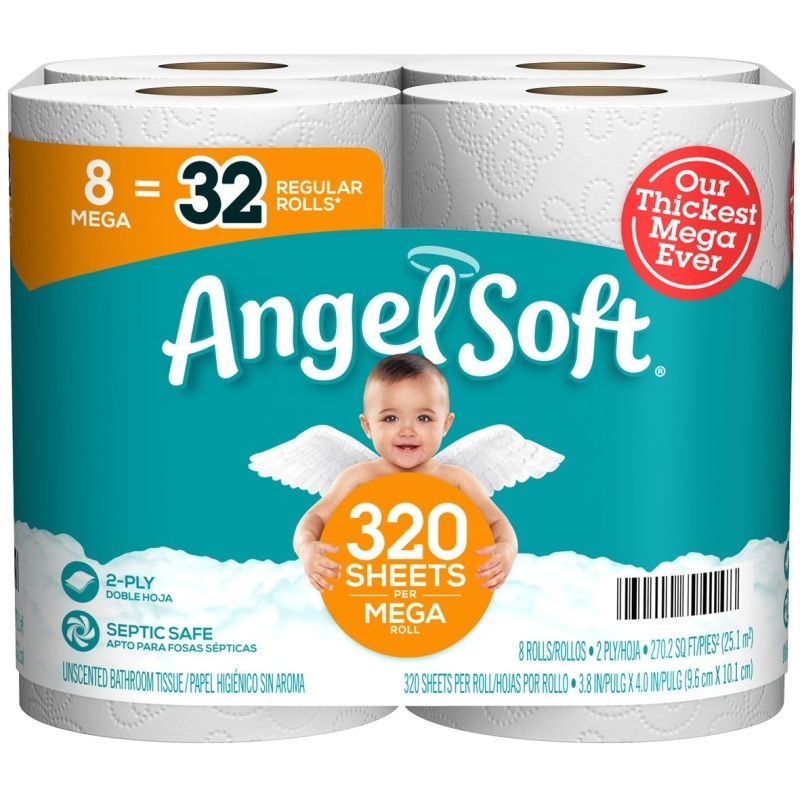 8pk Angel Soft Mega Roll