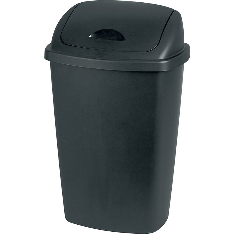 13gal Swing Lid Trash Can