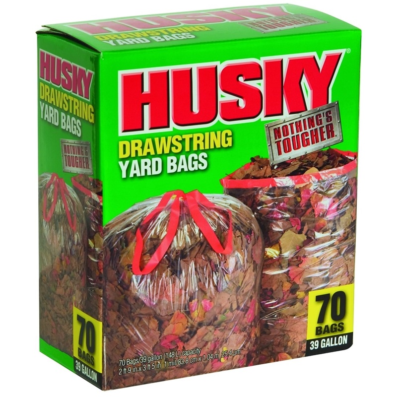 70ct 39gal D/S Clear Trash Bag
