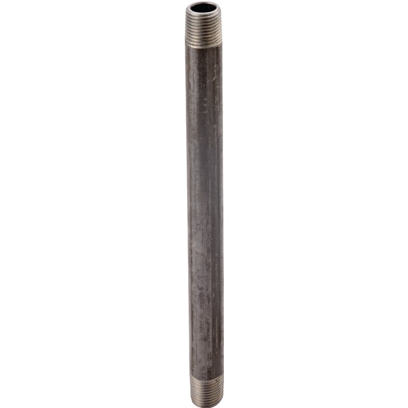 1-1/2x8 Black Nipple