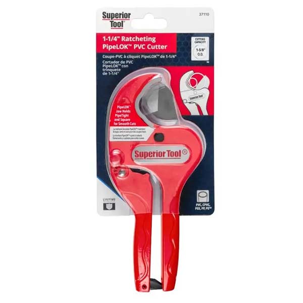 Ratcheting PVC Cutter