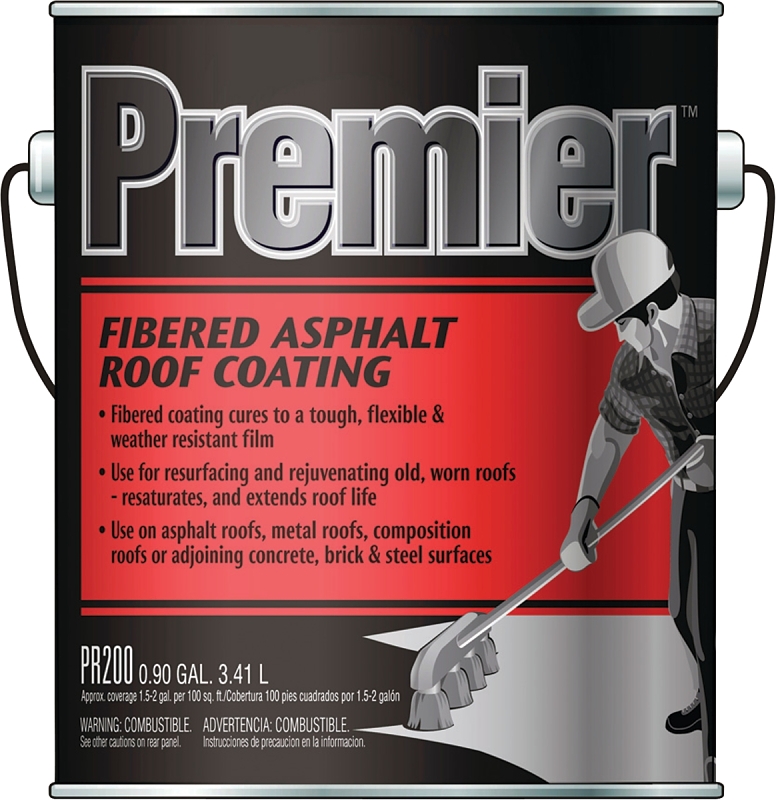 3.41L Gal Fibered Roof Coating