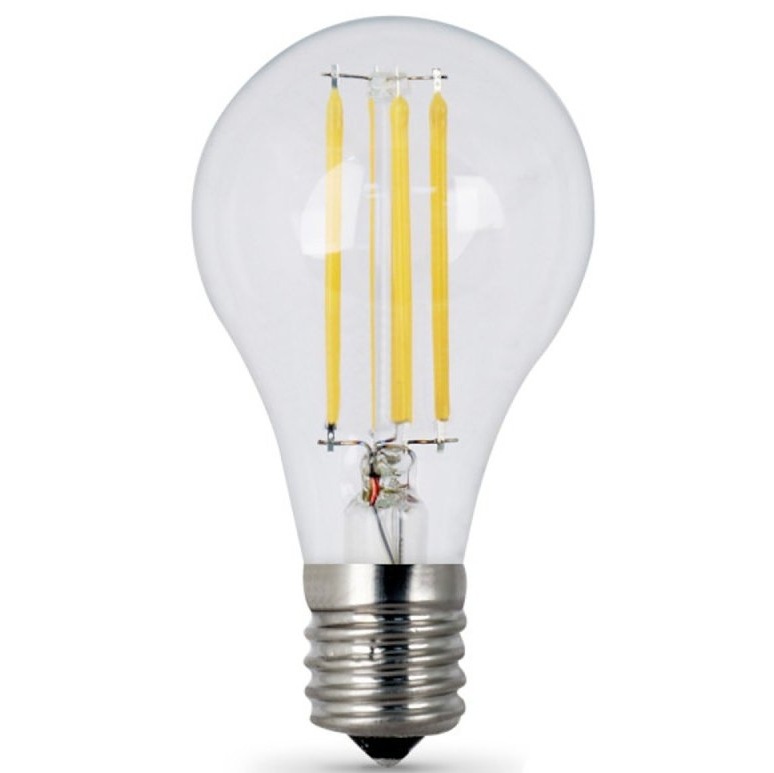 2pk 8W A15 5000K LED E17 Clear