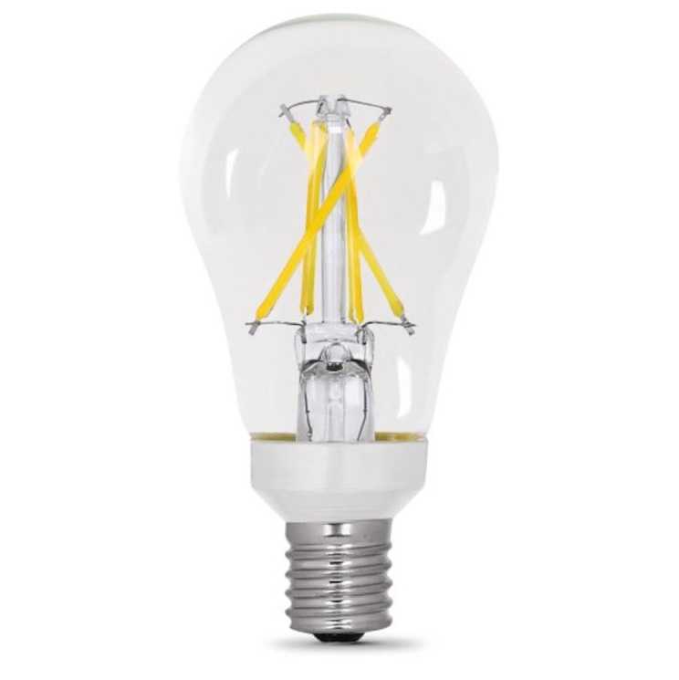 2pk 8.3W A15 5000K LED E17 Clear