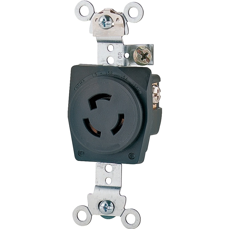15A 125V L5-15 Locking Receptacl