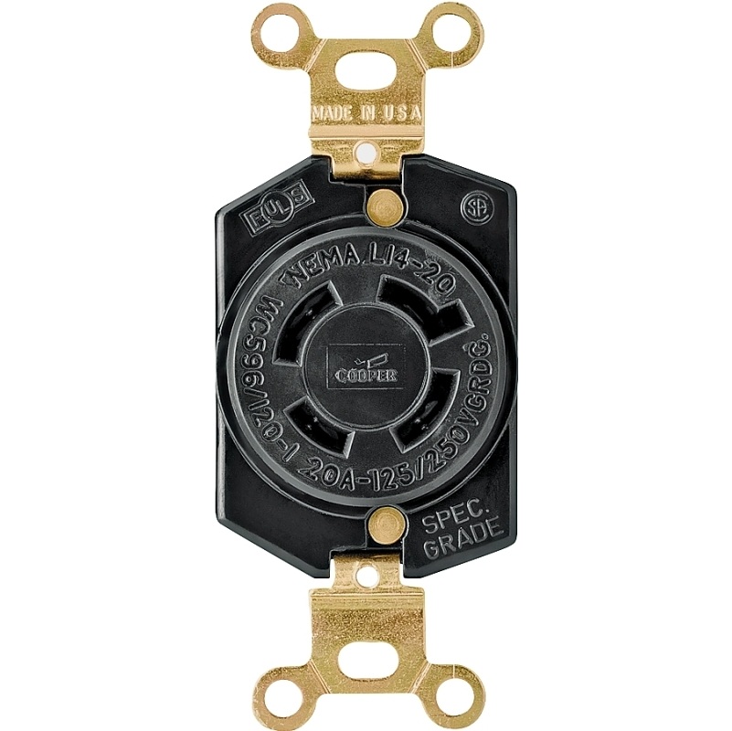 20A 125/250V Locking Receptacle