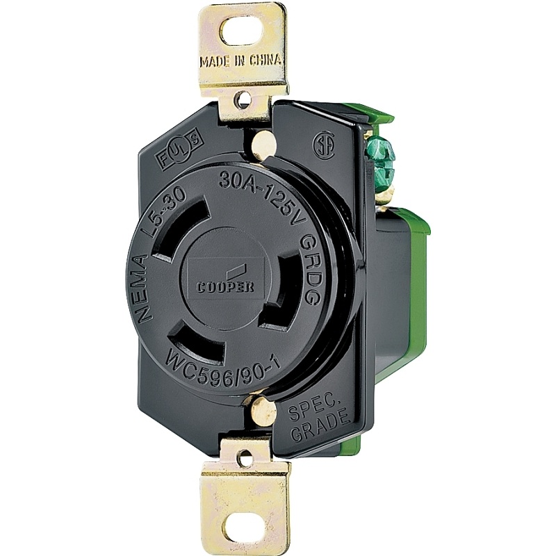 30A 125V Locking Receptacle