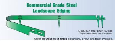 *Green Metal Edging +4 Stakes