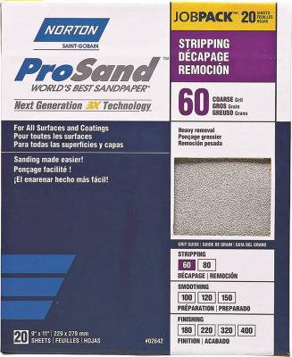 20pk 60G 3X Sandpaper
