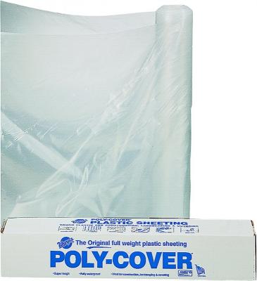 10x100 6mil Clear Poly Sheeting