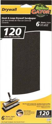 6pk 120G H&L Drywall Sandpaper
