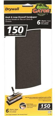 6pk 150G H&L Drywall Sandpaper