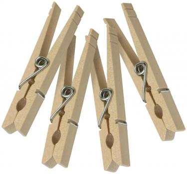 50pk Wood Clothespin