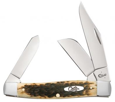 CS Large Stockman Amber Bone