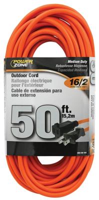 50' 16/2 Ext Cord Orange