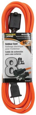 8' 16/2 Outdoor Ext Cord Org