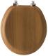 Oak Round Toilet Seat