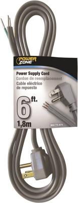 6' 16/3 Food Disposer Power Cord