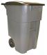 50gal Trash Can w/ Hinged Lid