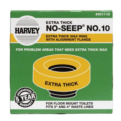 #10 Thick Wax Ring w/Flange