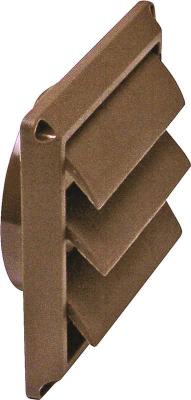 4" Brown Louver Vent Face