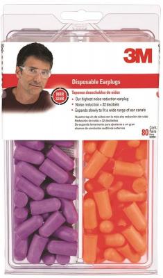 3M 80pr Disposable Earplugs