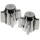 2pk Central Brass Handle