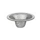 2-1/2 SS Strainer Lavatory